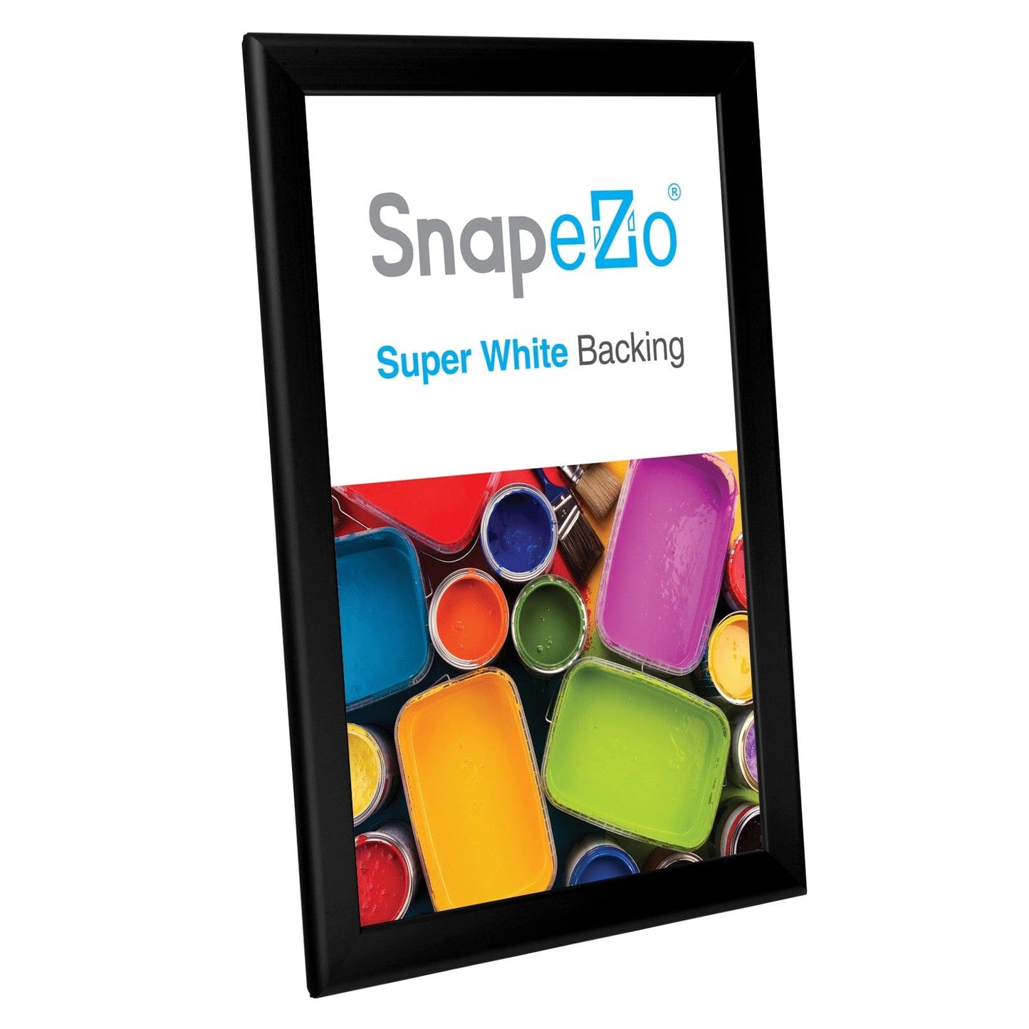 11x17 Black SnapeZo® Poster Snap Frame 1.25" - Snap Frames Direct