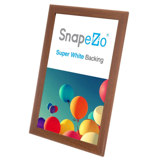 20x30 Dark Wood SnapeZo® Snap Frame - 1.25" Profile - Snap Frames Direct