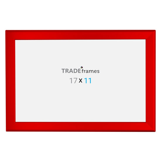 11x17  TRADEframe Red Snap Frame 11x17 - 1.25 inch profile - Snap Frames Direct