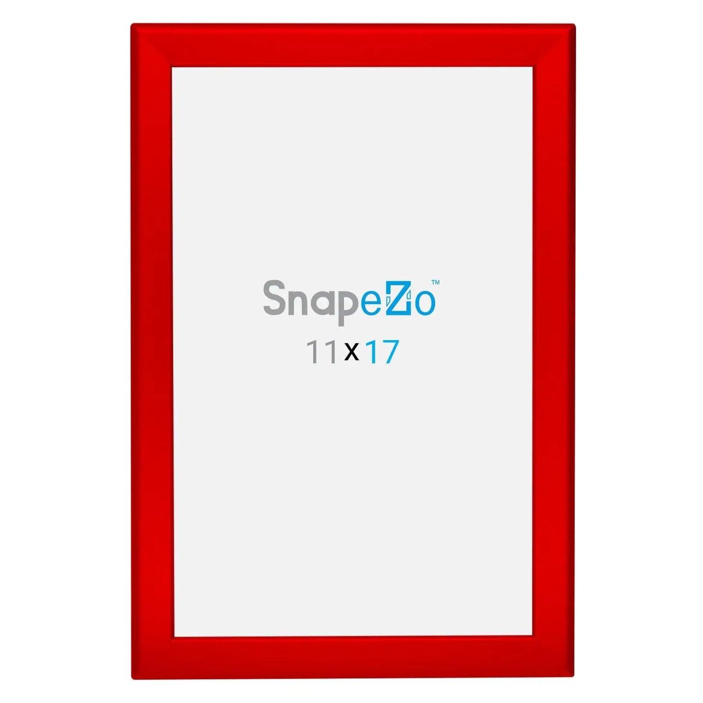 11x17 Red SnapeZo® Snap Frame - 1.25" Profile - Snap Frames Direct