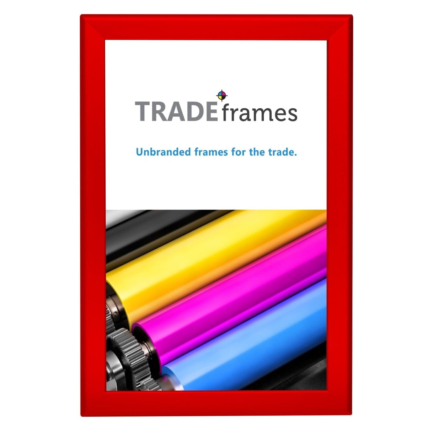 11x17  TRADEframe Red Snap Frame 11x17 - 1.25 inch profile - Snap Frames Direct
