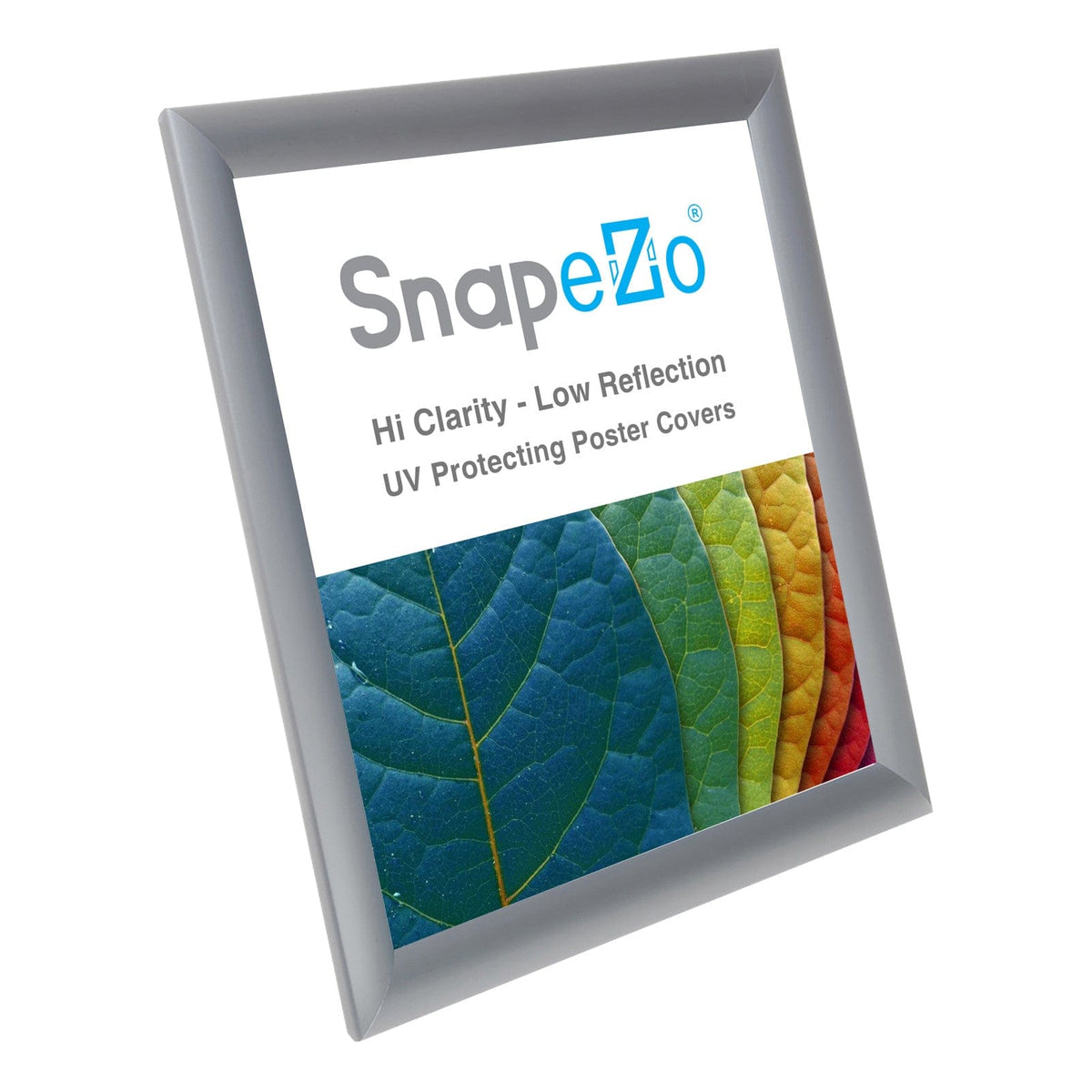 9x11 Silver Snapezo® Snap Frame 1" Profile Snap Frames Direct