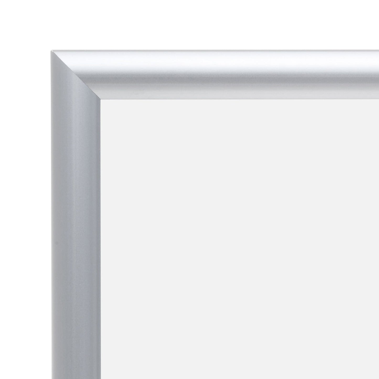 8.5x14 Silver Snap Frame - 1" Profile - Snap Frames Direct