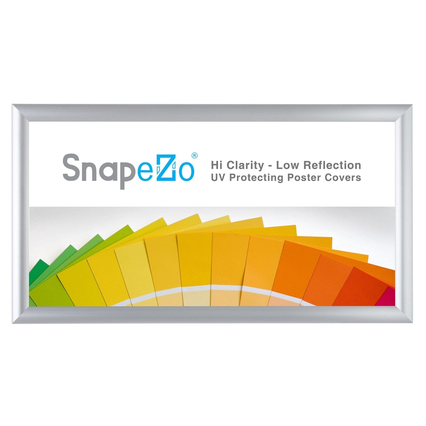 10x20 Silver SnapeZo® Snap Frame - 1" Profile - Snap Frames Direct