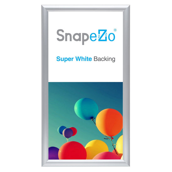 10x20 Silver SnapeZo® Snap Frame - 1" Profile - Snap Frames Direct