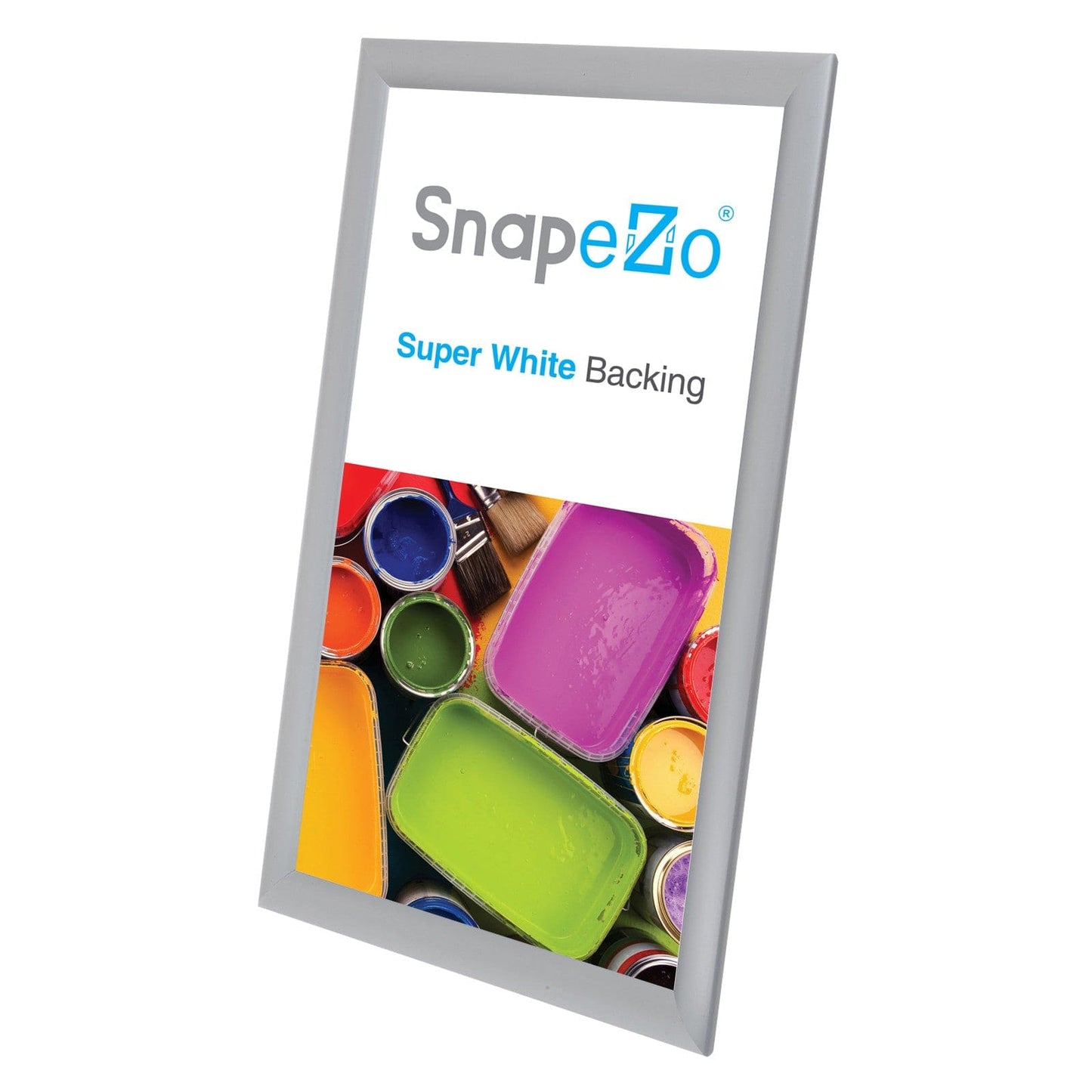 10x20 Silver SnapeZo® Snap Frame - 1" Profile - Snap Frames Direct