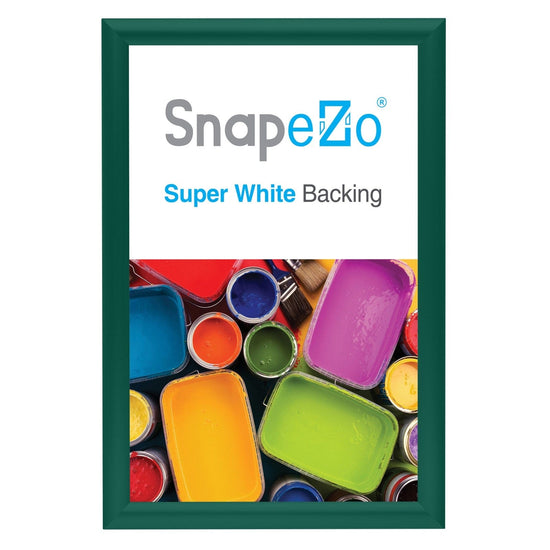 11x17 Green SnapeZo® Snap Frame - 1" Profile - Snap Frames Direct