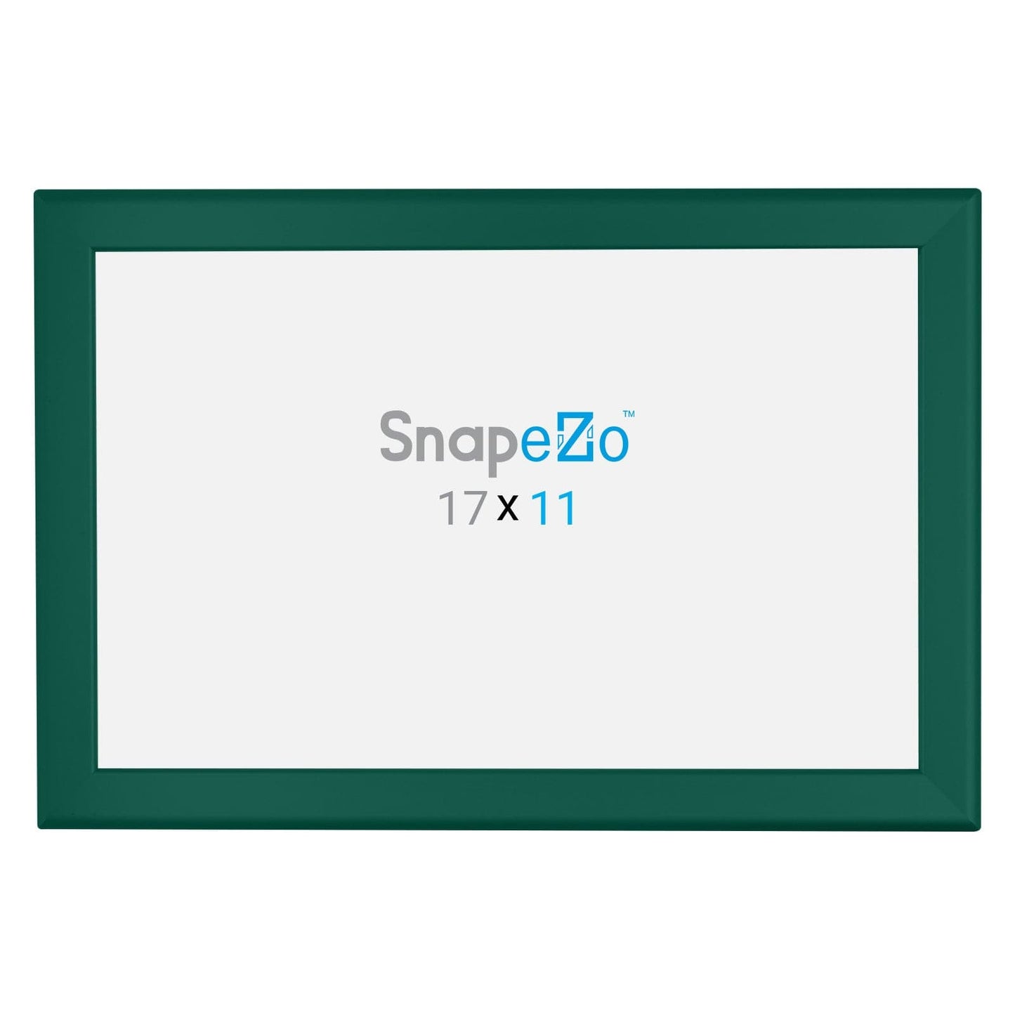 11x17 Green SnapeZo® Snap Frame - 1.25" Profile - Snap Frames Direct