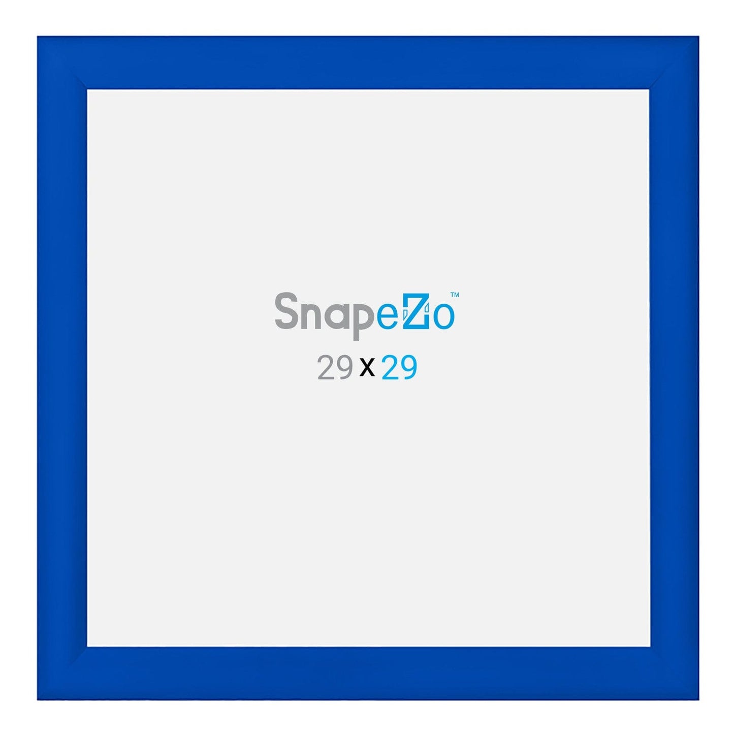 29x29 Blue SnapeZo® Snap Frame - 1.2" Profile - Snap Frames Direct