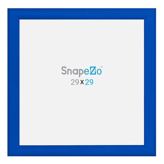 29x29 Blue SnapeZo® Snap Frame - 1.2" Profile - Snap Frames Direct