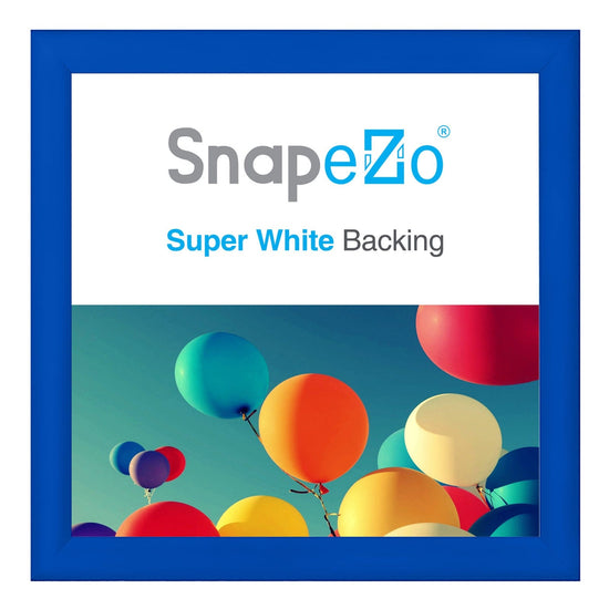 29x30 Blue SnapeZo® Snap Frame - 1.2" Profile - Snap Frames Direct