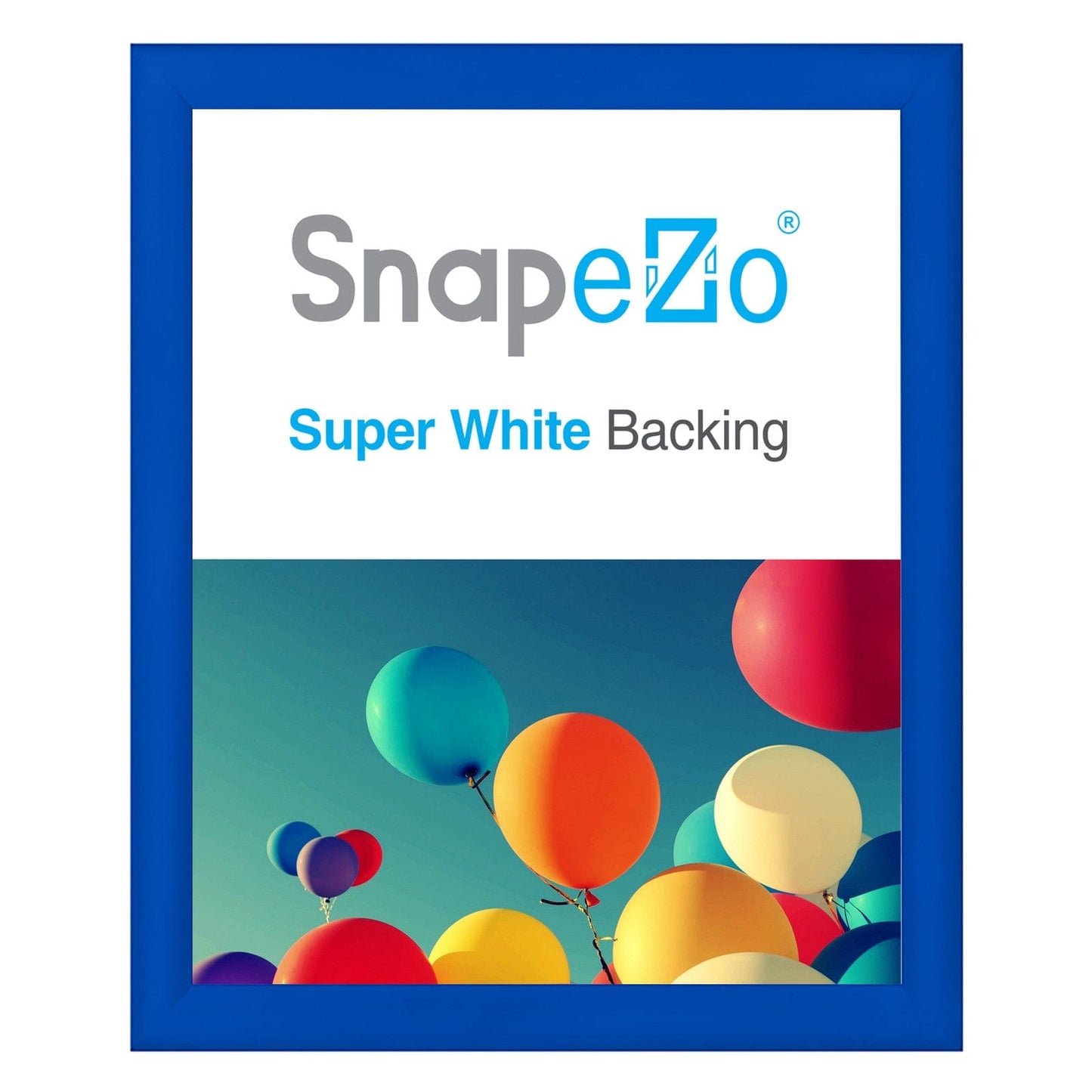 25x30 Blue SnapeZo® Snap Frame - 1.2" Profile - Snap Frames Direct