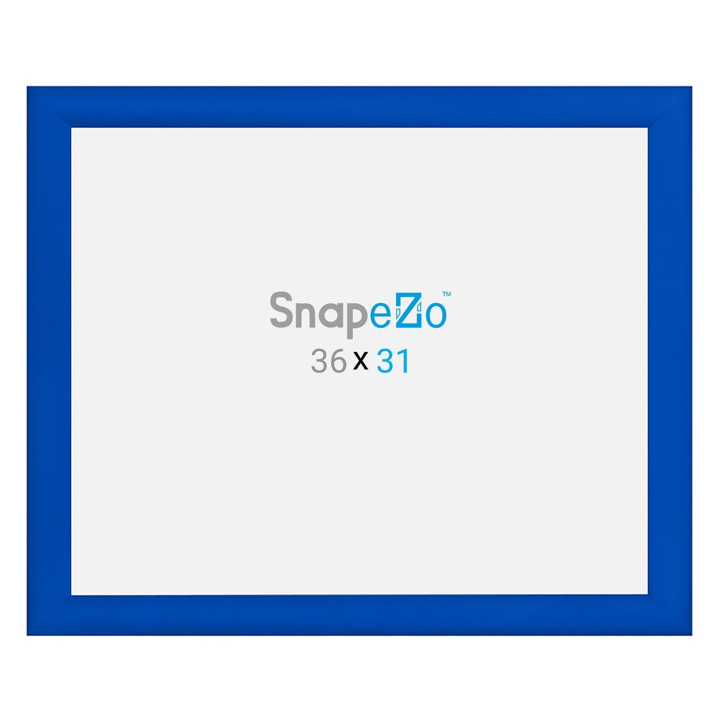 31x36 Blue SnapeZo® Snap Frame - 1.2" Profile - Snap Frames Direct