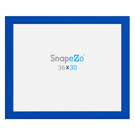 30x36 Blue SnapeZo® Snap Frame - 1.2" Profile - Snap Frames Direct