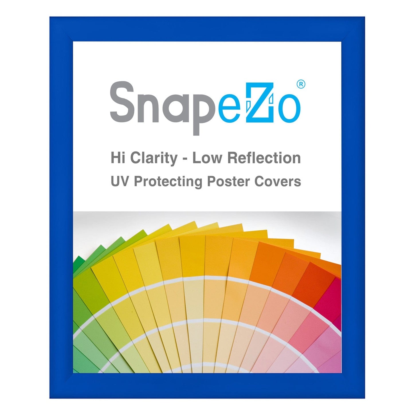 25x31 Blue SnapeZo® Snap Frame - 1.2" Profile - Snap Frames Direct