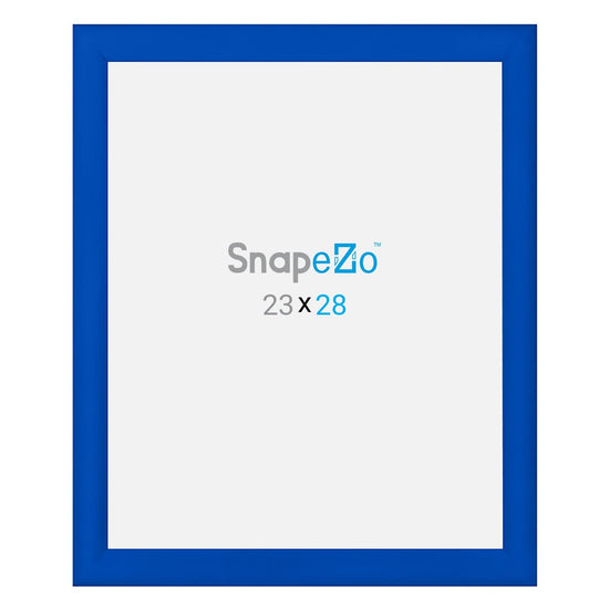 23x28 Blue SnapeZo® Snap Frame - 1.2" Profile - Snap Frames Direct