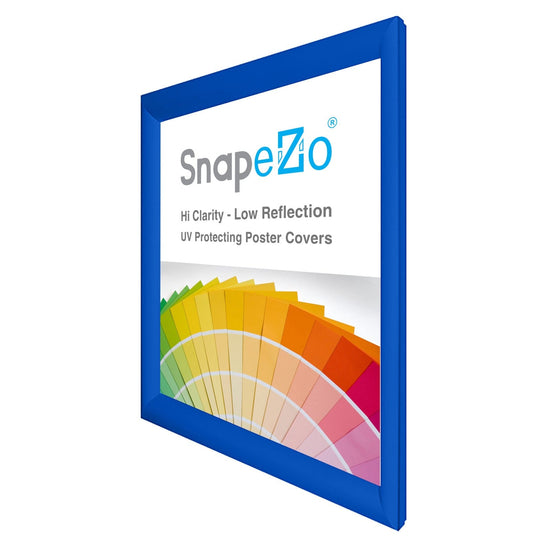 23x27 Blue SnapeZo® Snap Frame - 1.2" Profile - Snap Frames Direct
