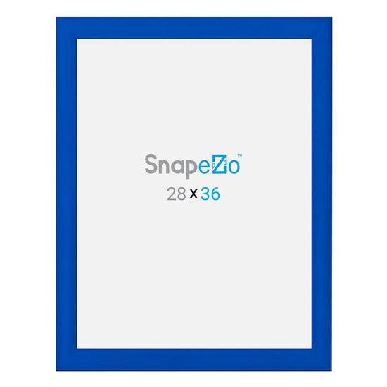 28x36 Blue SnapeZo® Snap Frame - 1.2" Profile - Snap Frames Direct
