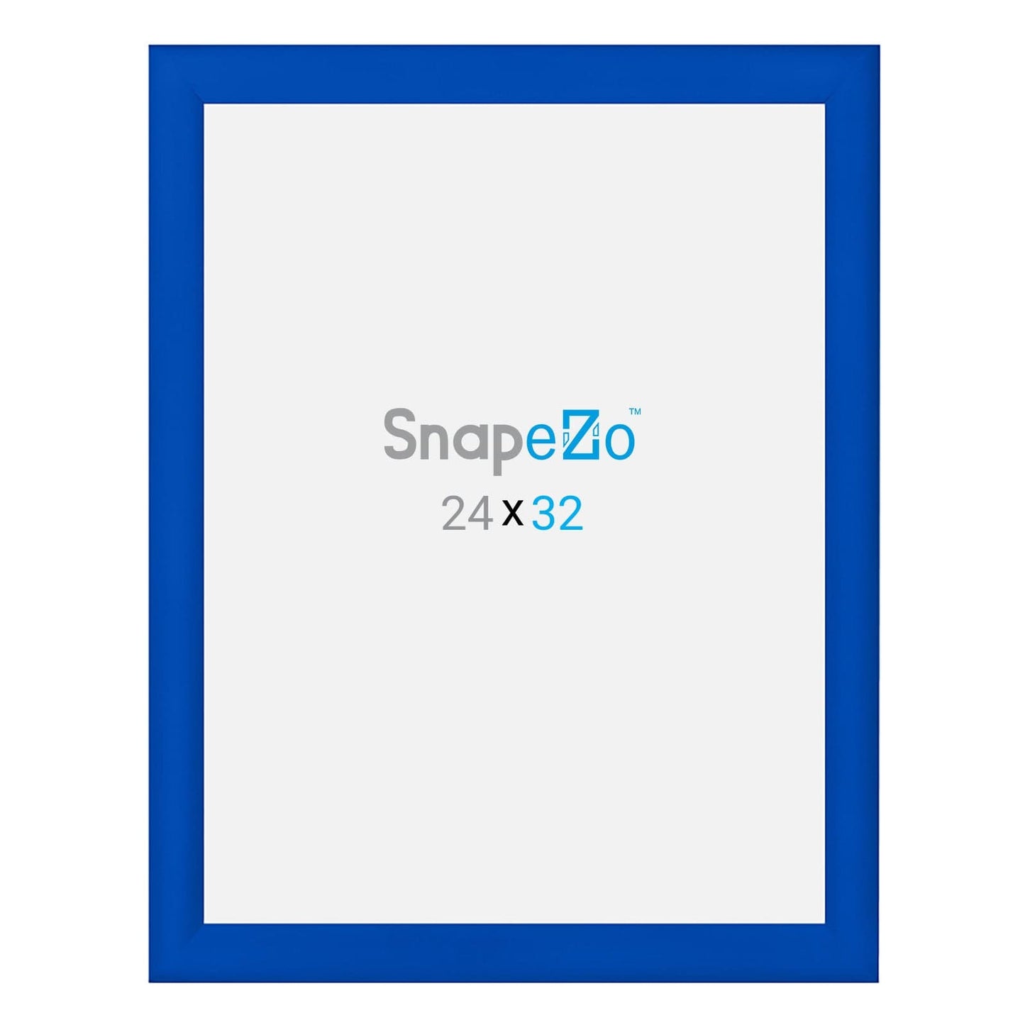 24x32 Blue SnapeZo® Snap Frame - 1.2" Profile - Snap Frames Direct