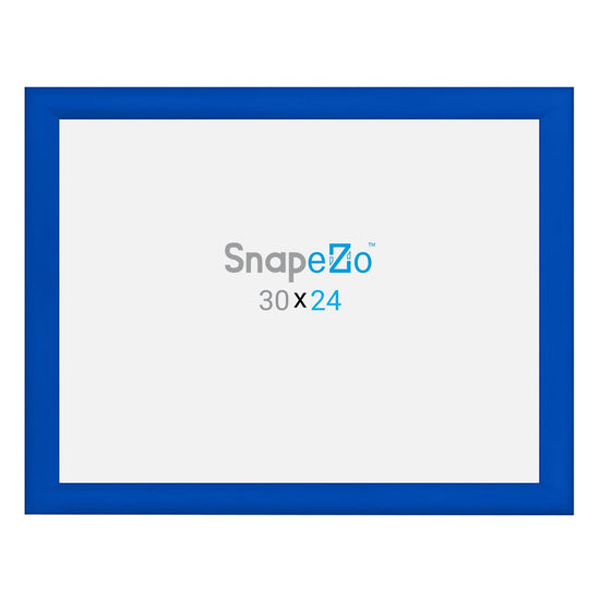 24x30 Blue SnapeZo® Snap Frame - 1.2" Profile - Snap Frames Direct