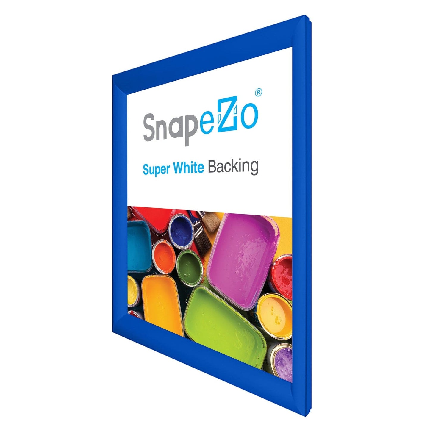 28x36 Blue SnapeZo® Snap Frame - 1.2" Profile - Snap Frames Direct