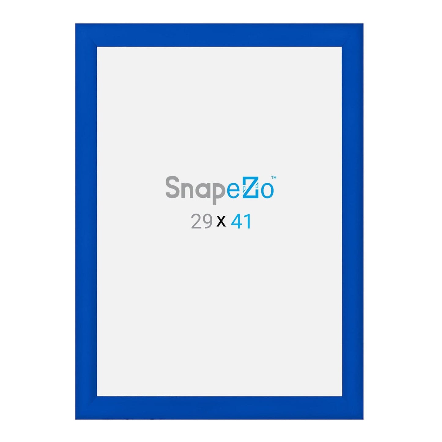 29x41 Blue SnapeZo® Snap Frame - 1.2" Profile - Snap Frames Direct