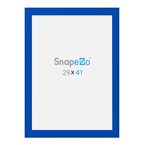 29x41 Blue SnapeZo® Snap Frame - 1.2" Profile - Snap Frames Direct