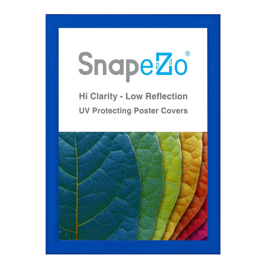 29x40 Blue SnapeZo® Snap Frame - 1.2" Profile - Snap Frames Direct