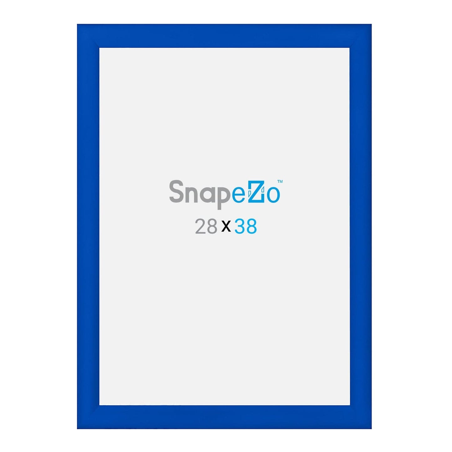 28x38 Blue SnapeZo® Snap Frame - 1.2" Profile - Snap Frames Direct