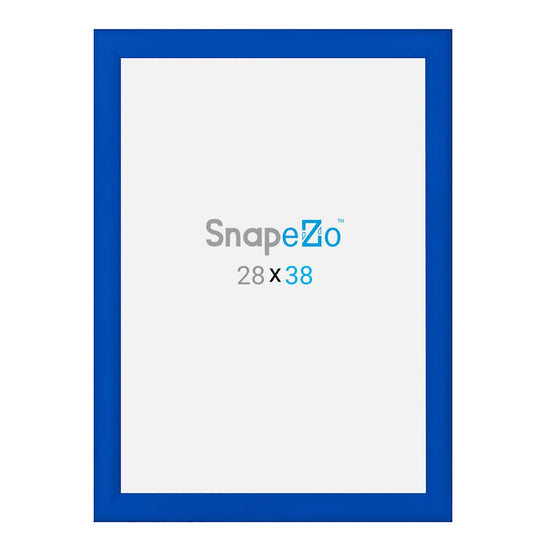 28x38 Blue SnapeZo® Snap Frame - 1.2" Profile - Snap Frames Direct