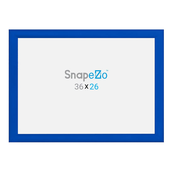 26x36 Blue SnapeZo® Snap Frame - 1.2" Profile - Snap Frames Direct