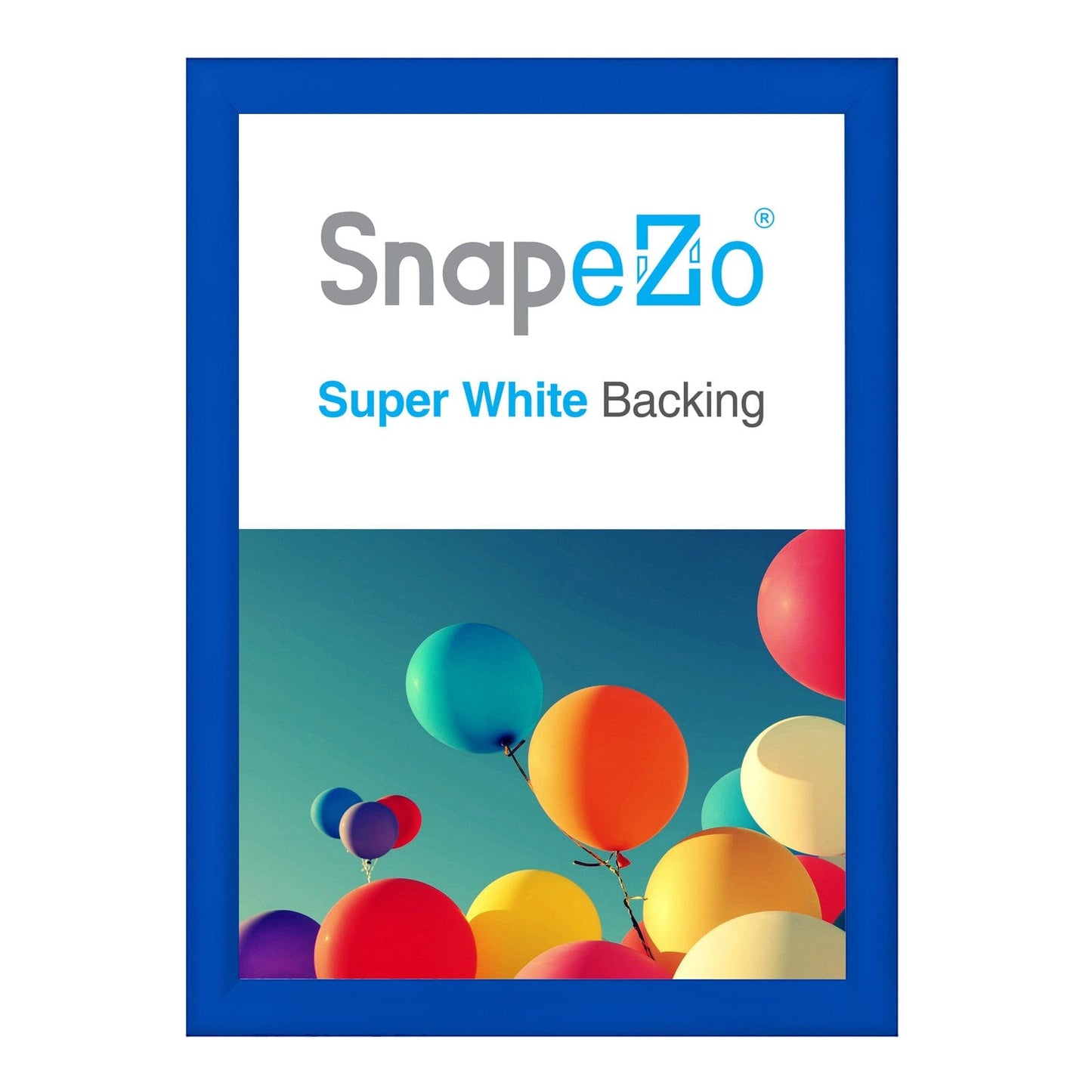 23x32 Blue SnapeZo® Snap Frame - 1.2" Profile - Snap Frames Direct