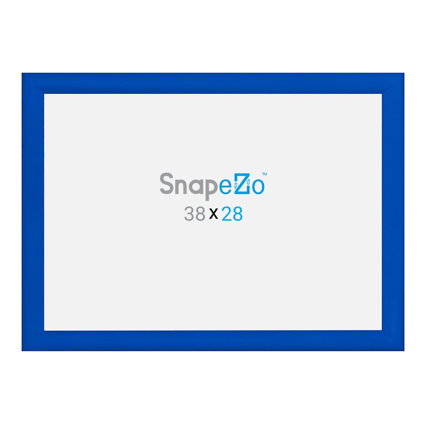 28x38 Blue SnapeZo® Snap Frame - 1.2" Profile - Snap Frames Direct