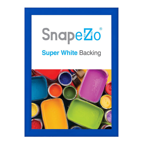 28x38 Blue SnapeZo® Snap Frame - 1.2" Profile - Snap Frames Direct