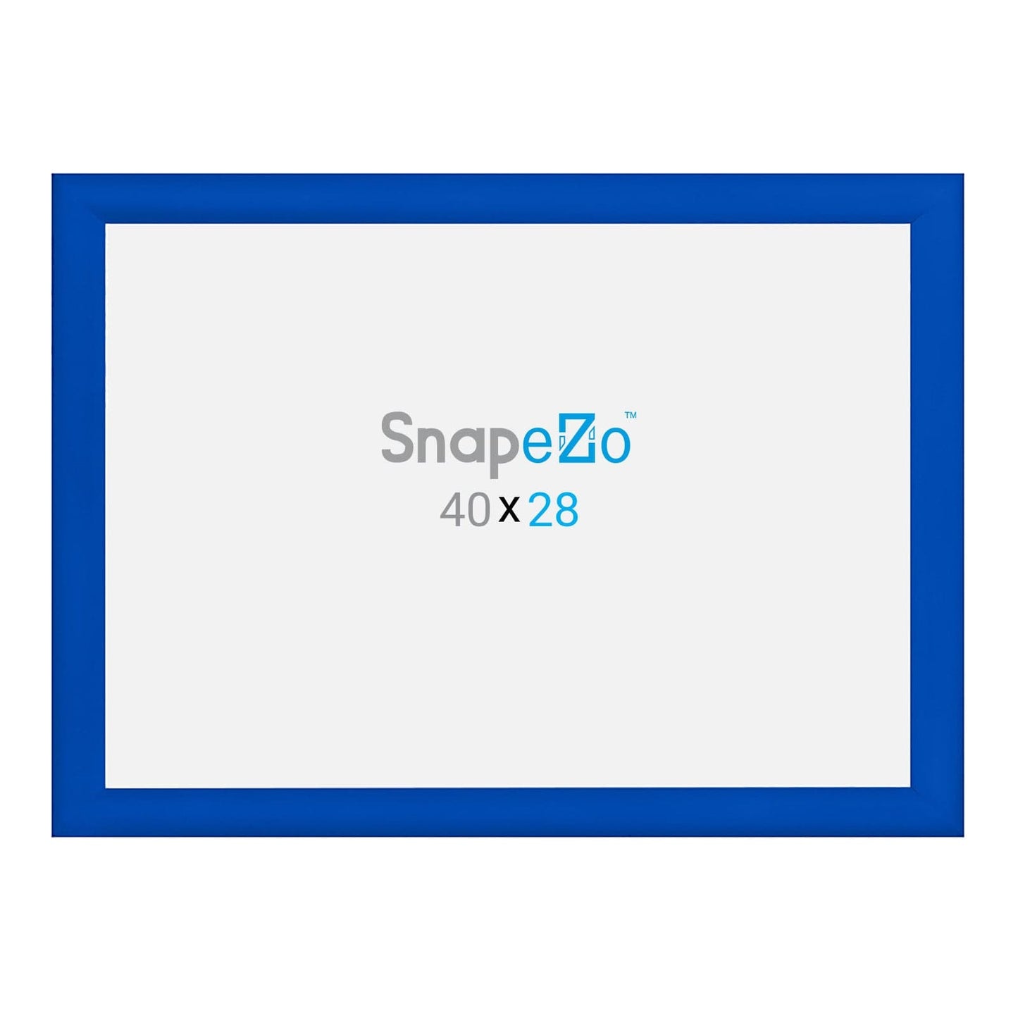28x40 Blue SnapeZo® Snap Frame - 1.2" Profile - Snap Frames Direct