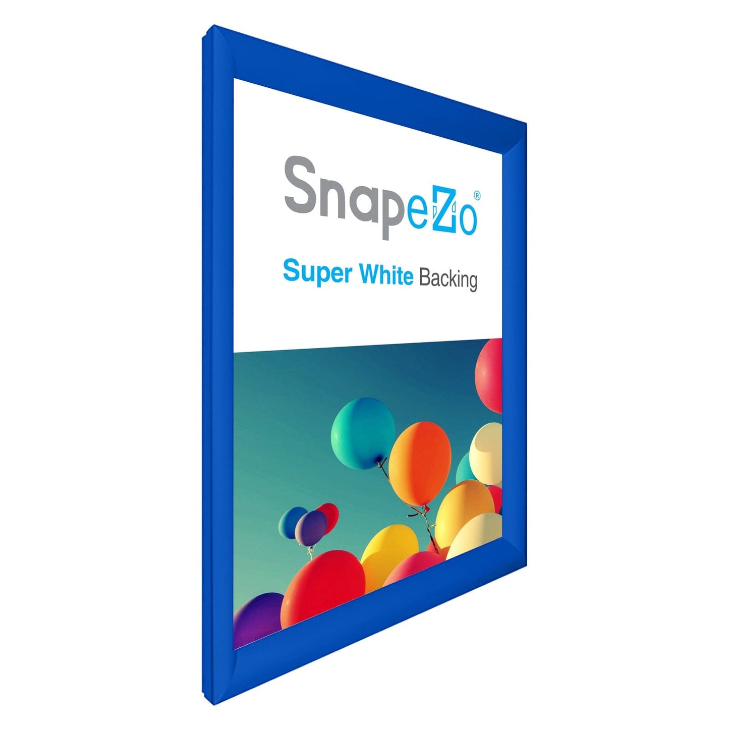 29x40 Blue SnapeZo® Snap Frame - 1.2" Profile - Snap Frames Direct