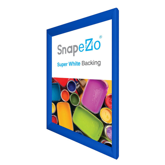 28x38 Blue SnapeZo® Snap Frame - 1.2" Profile - Snap Frames Direct