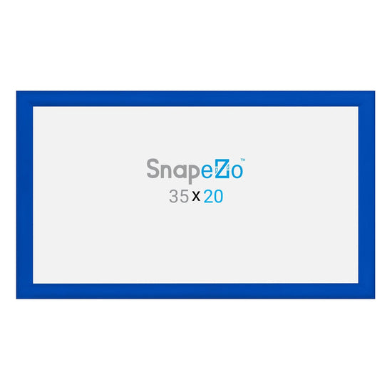 20x35 Blue SnapeZo® Snap Frame - 1.2" Profile - Snap Frames Direct