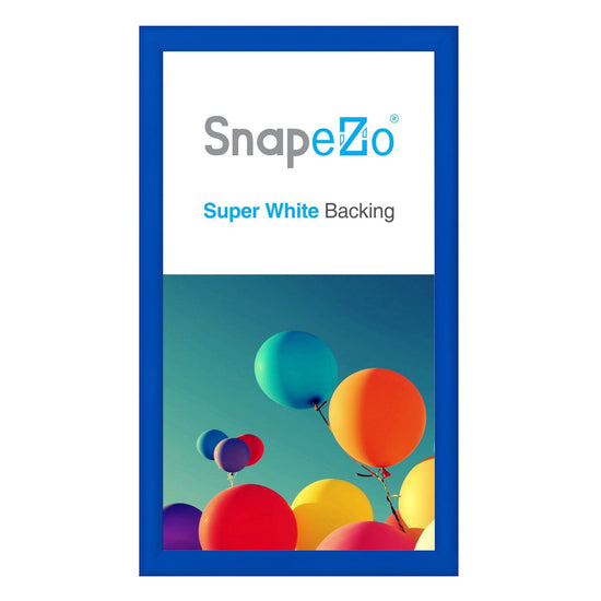 13x24 Blue SnapeZo® Snap Frame - 1.2" Profile - Snap Frames Direct