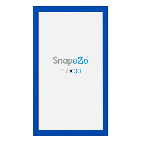 17x30 Blue SnapeZo® Snap Frame - 1.2" Profile - Snap Frames Direct