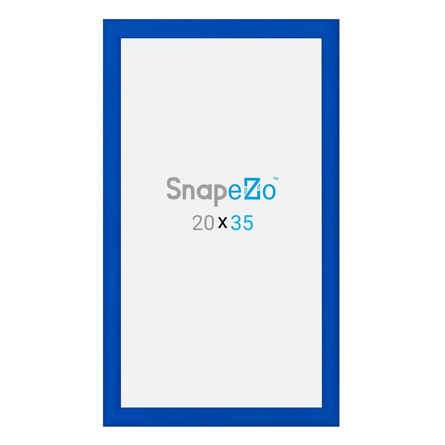 20x35 Blue SnapeZo® Snap Frame - 1.2" Profile - Snap Frames Direct