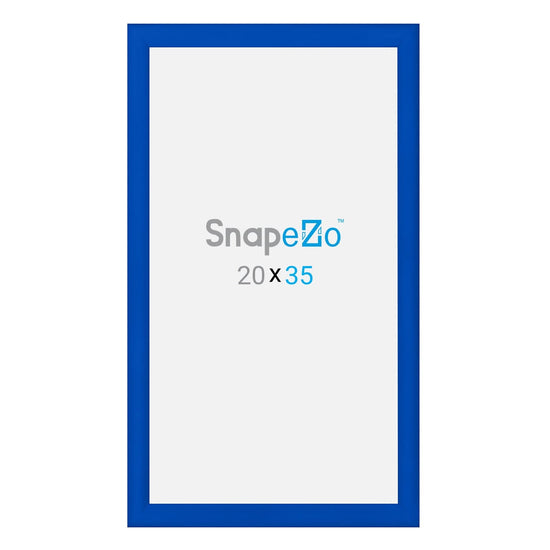 20x35 Blue SnapeZo® Snap Frame - 1.2" Profile - Snap Frames Direct