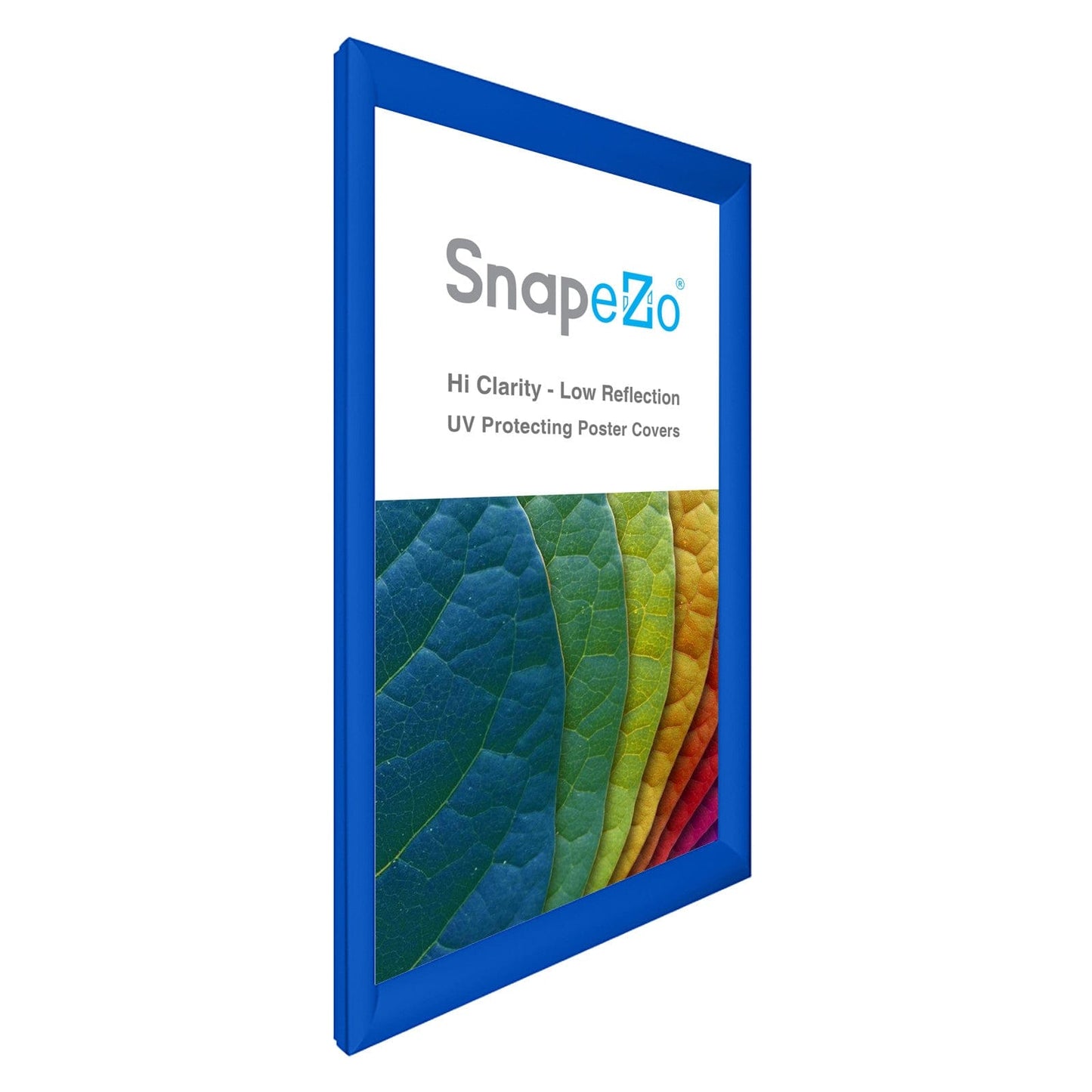 17x30 Blue SnapeZo® Snap Frame - 1.2" Profile - Snap Frames Direct