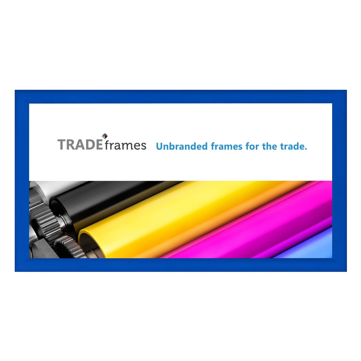 24x48 Blue Snap Frame 24x48 1.2 inch profile Snap Frames Direct