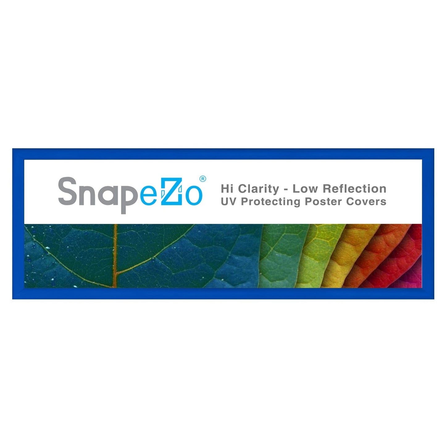 13.5x40 Blue SnapeZo® Snap Frame - 1.2" Profile - Snap Frames Direct