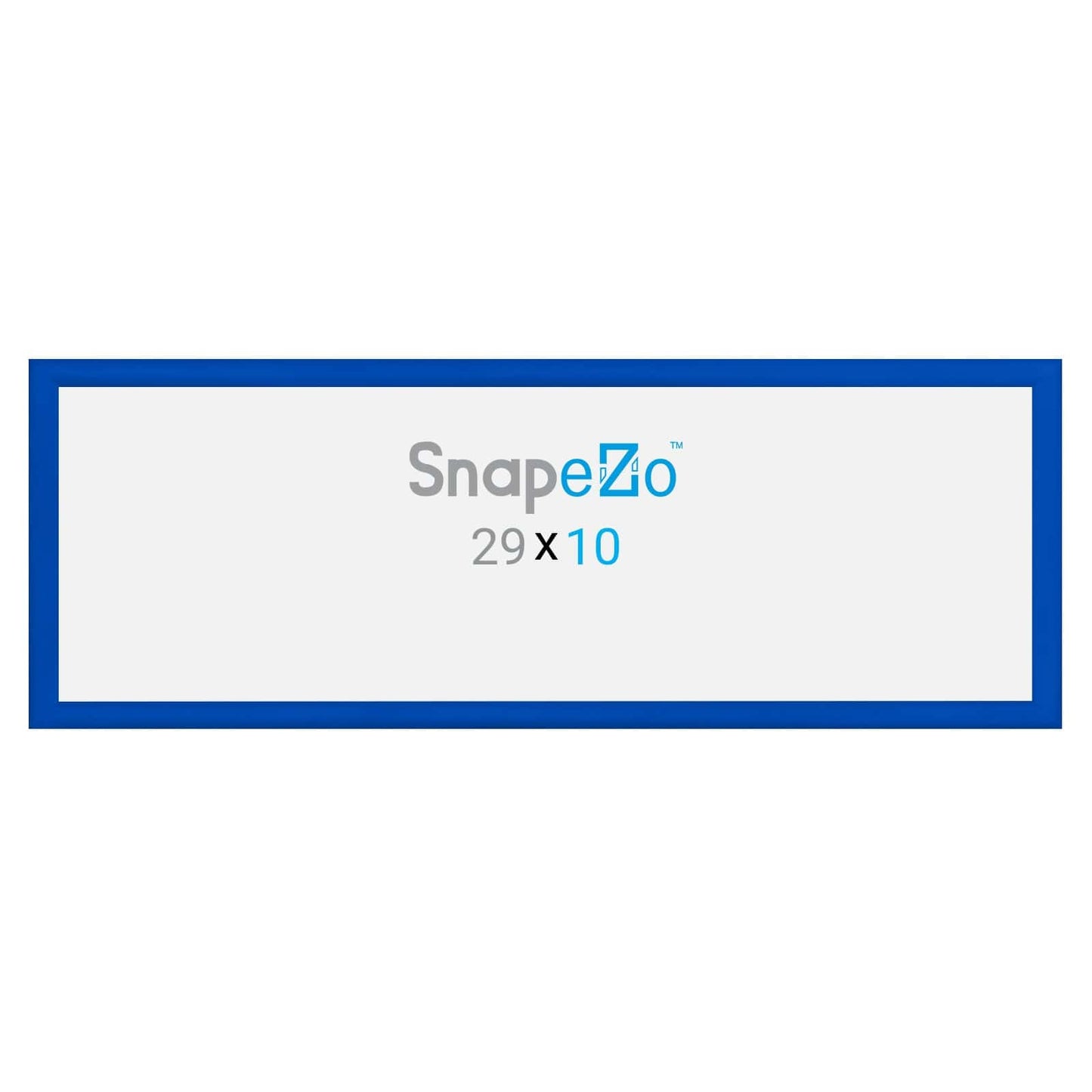 10x29 Blue SnapeZo® Snap Frame - 1.2" Profile - Snap Frames Direct