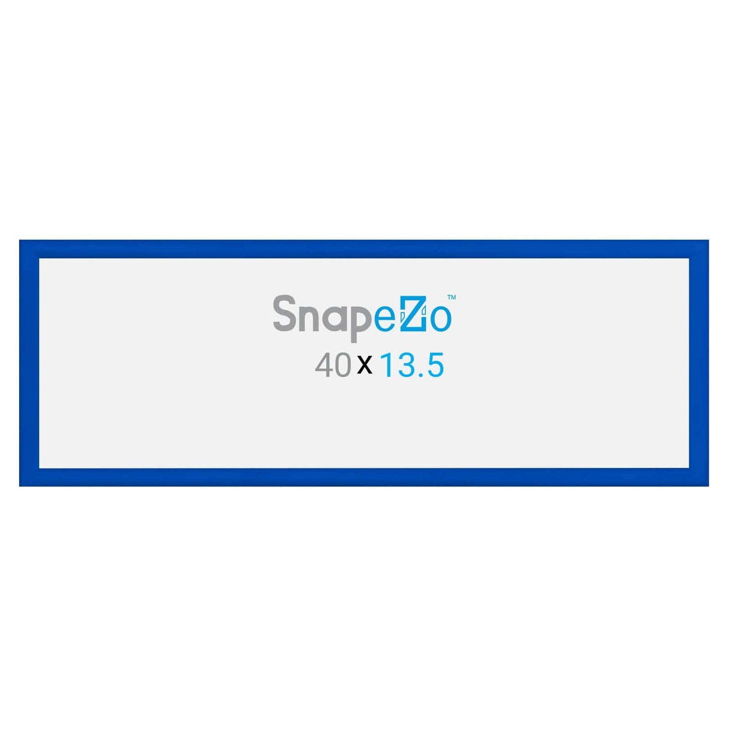 13.5x40 Blue SnapeZo® Snap Frame - 1.2" Profile - Snap Frames Direct