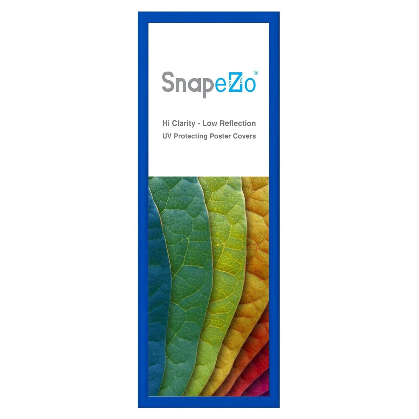 10x32 Blue SnapeZo® Snap Frame - 1.2" Profile - Snap Frames Direct