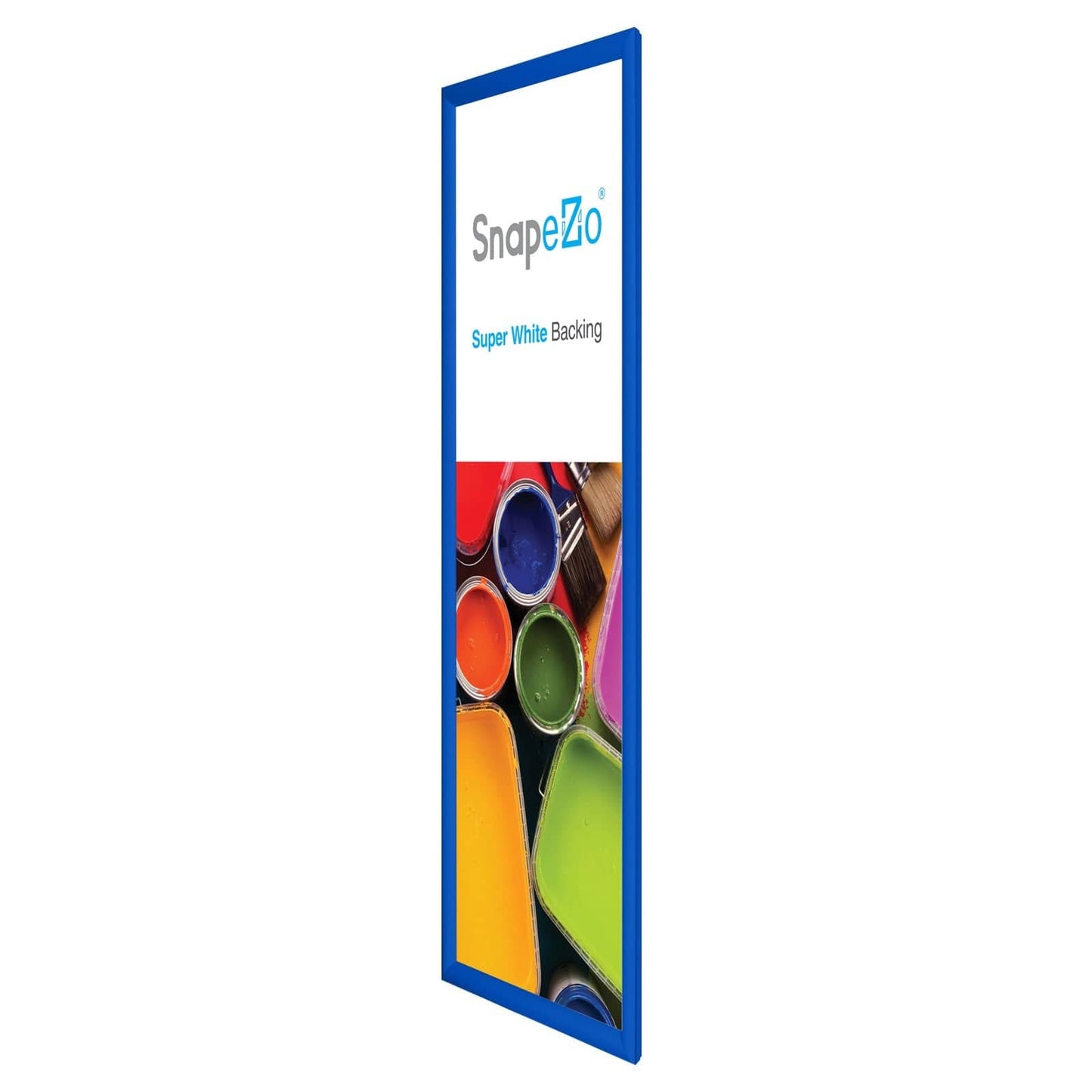 10x29 Blue SnapeZo® Snap Frame - 1.2" Profile - Snap Frames Direct