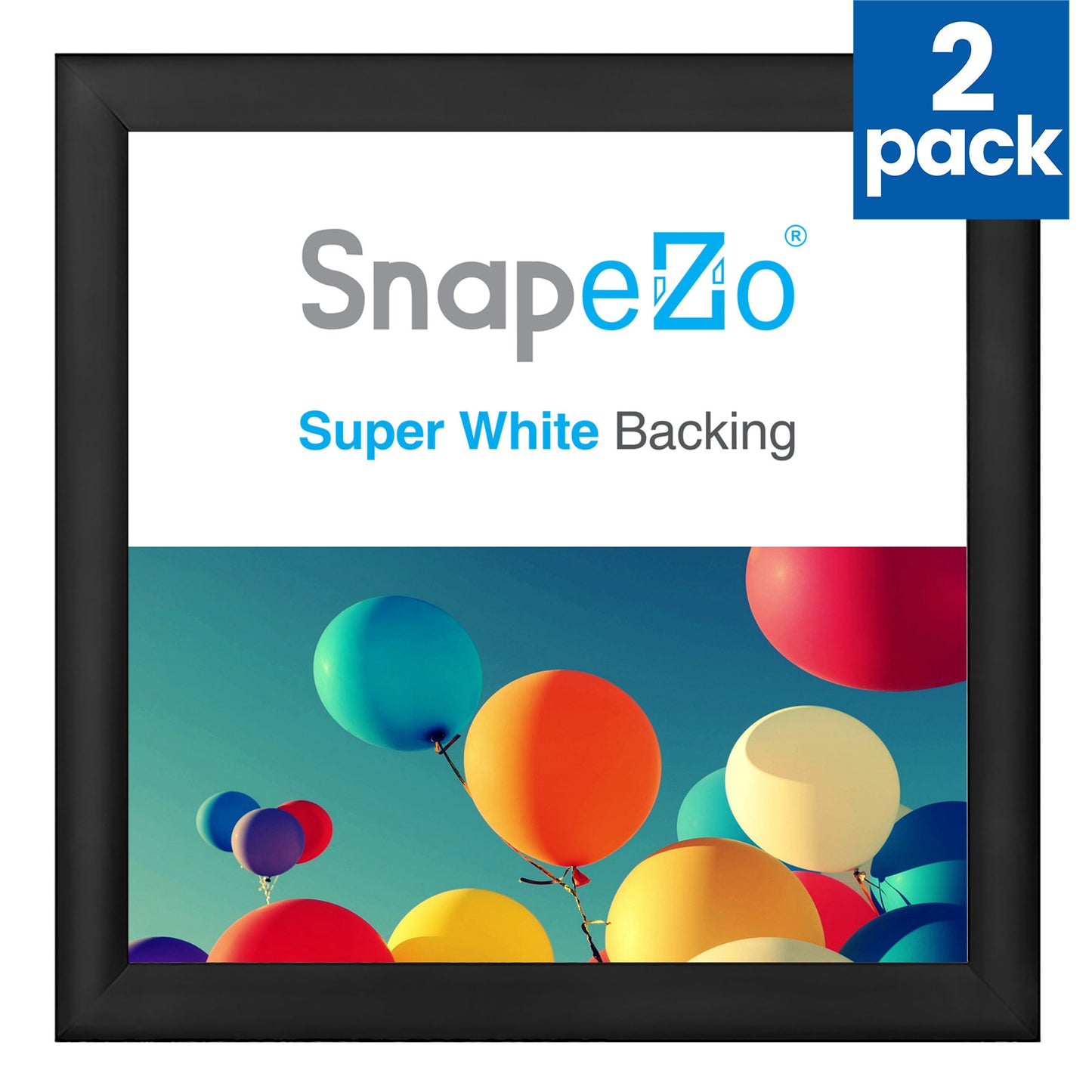 Twin-Pack of 36x36 Black Snap Frame